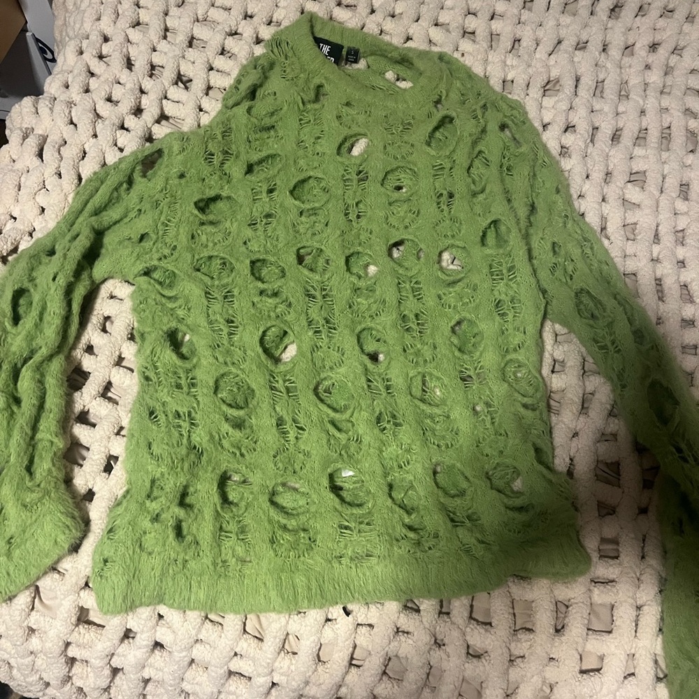 Green Knit Sweater